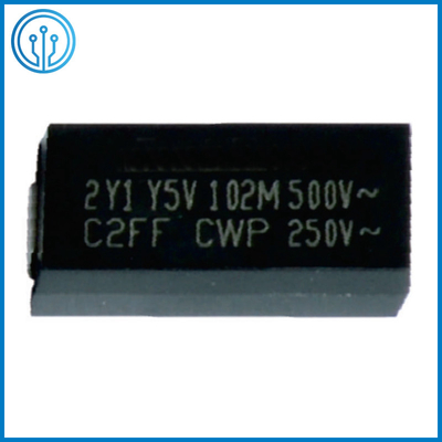 incapsulamento di plastica Chip Safety Capacitor 500VAC 10-4700pF Y5P Y5U Y5V di 11.4x6.0mm